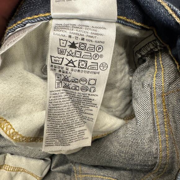 Levi's 559 Jeans Mens 40x32 ACTUAL Relaxed Straight Faded Wash Denim - Picture 6 of 9